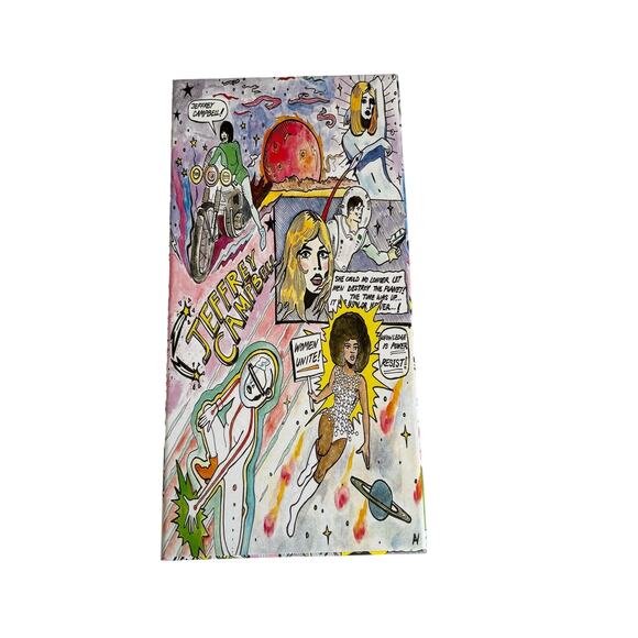 Jeffrey Campbell On-Board Rainbow Strappy Espadrille Wedge Sandals Size 9.5 - Picture 8 of 9